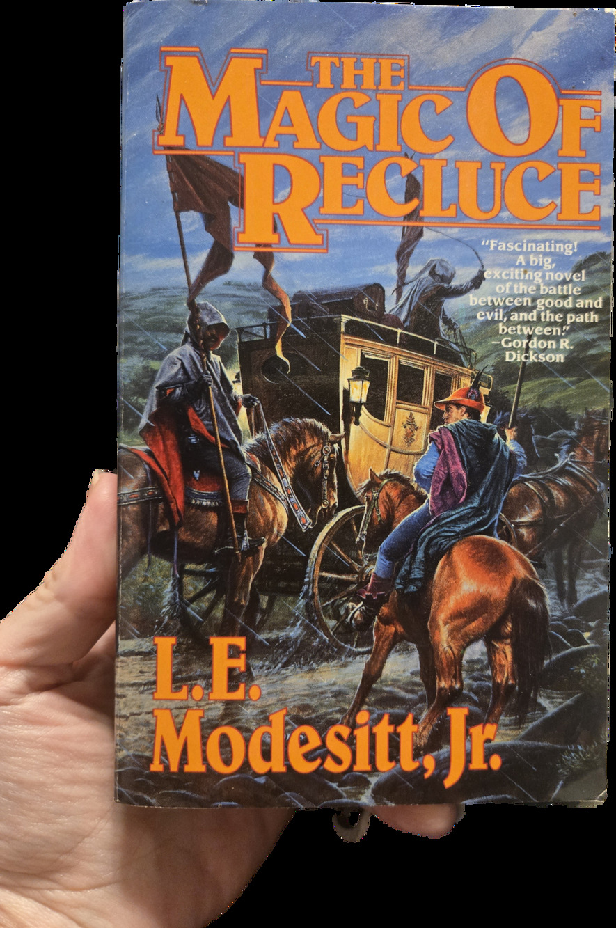 The Magic Of Recluce L.E. Modesitt Jr. Vintage Fantasy Paperback Book